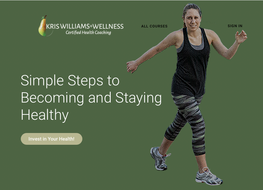 Girl Taking Simple Steps to Becoming and Staying Healthy